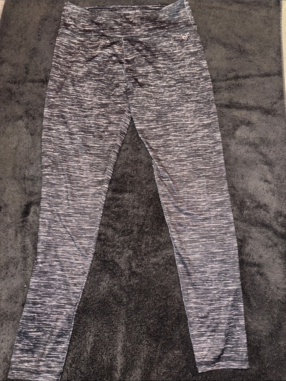 Justice Girls' Gray Space-Dye Leggings